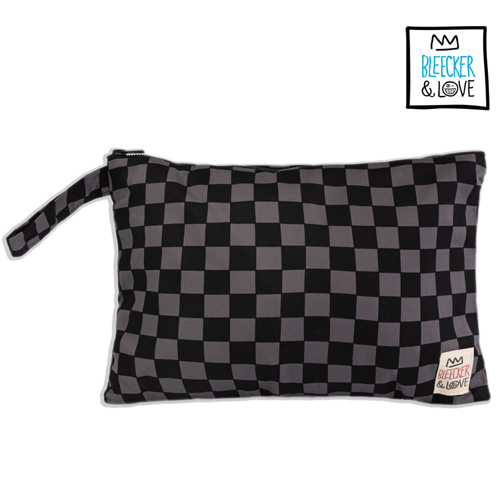 Pochette avec anse_CHECKERS GREY