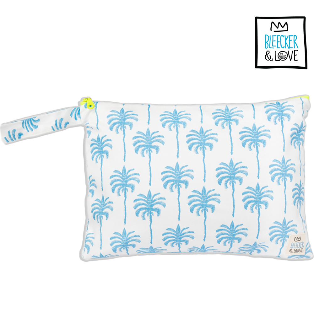 Pochette avec quai PALM BLUE