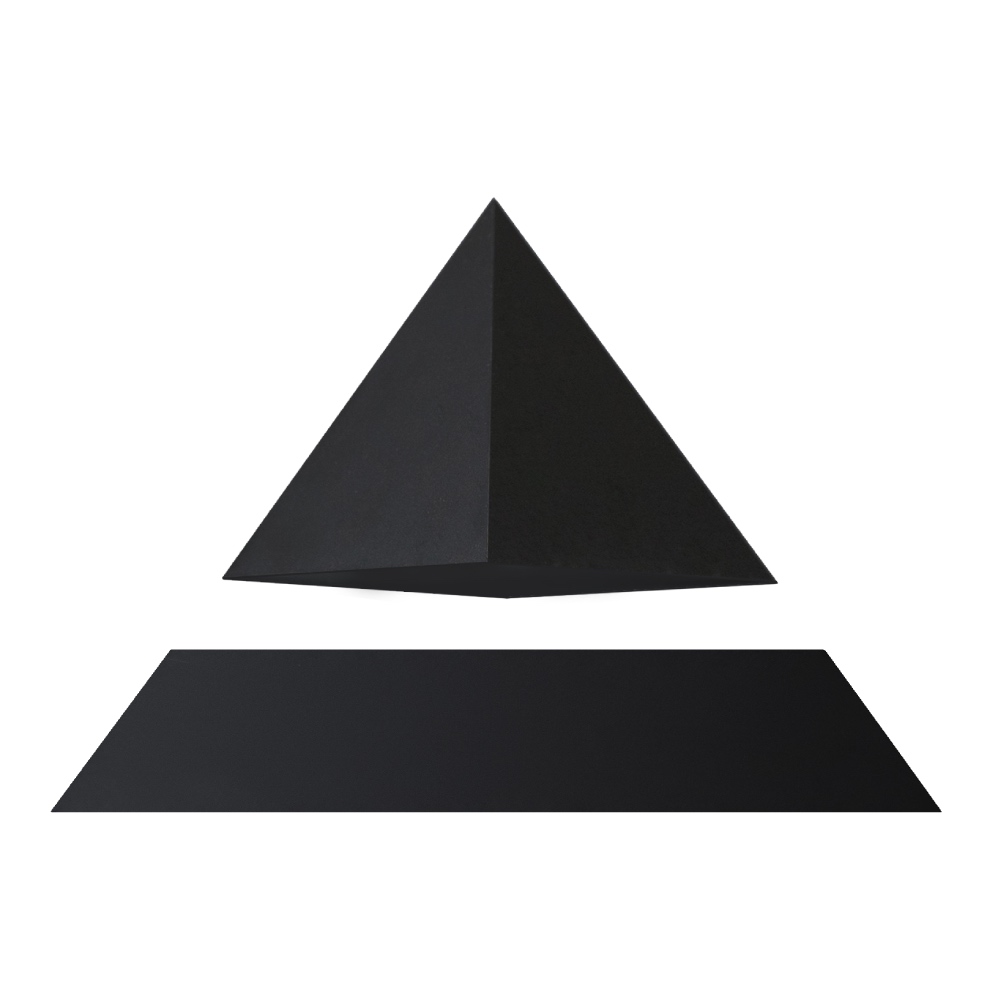 Levitating pyramid Py by Flyte Black-Black