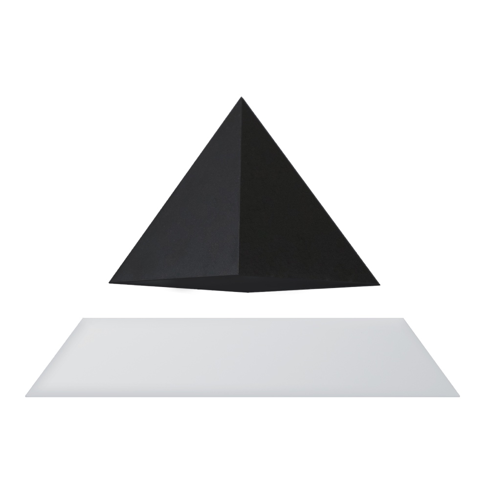 Levitating pyramid Py by Flyte White-Black