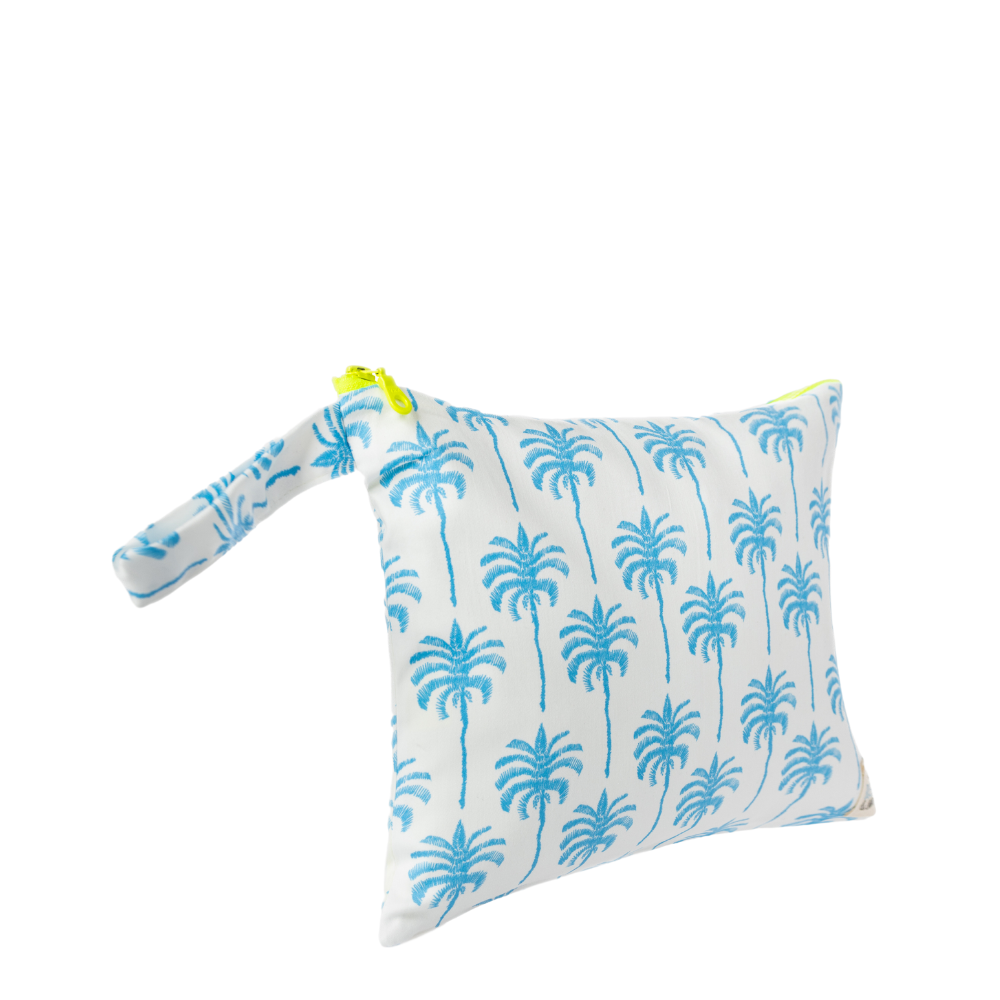 Palm blue pochette 3d